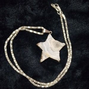 Druzy Star Necklace